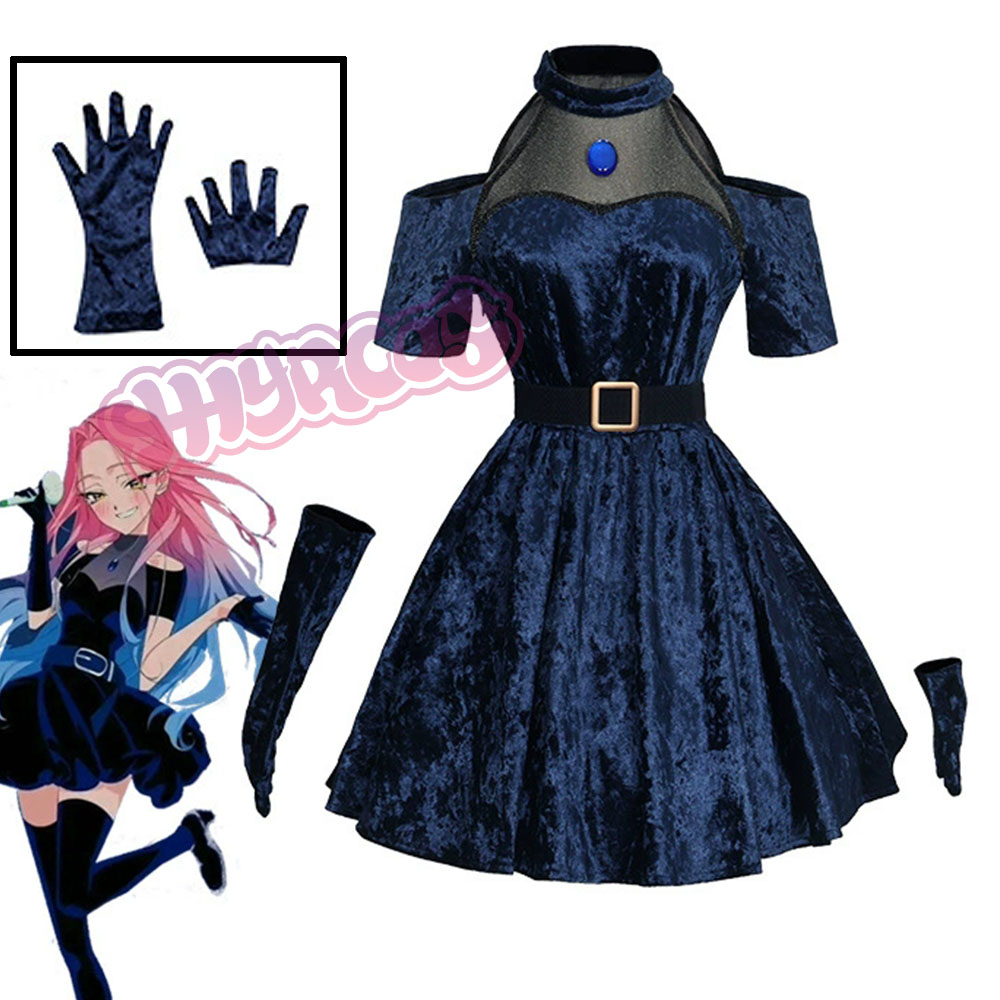 Cosplay Anime Pink Hair - Mizi تأثيري أنيمي الغريبة المرحلة زي