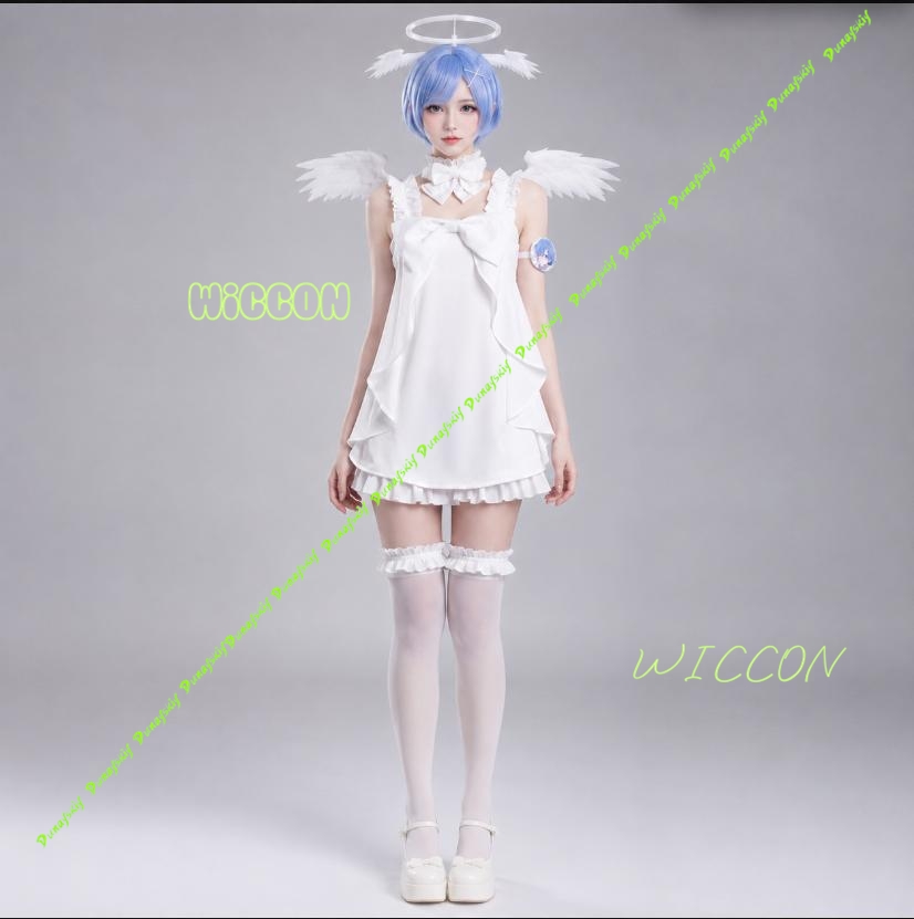 Anime Cosplay Re Zero - زي تنكري لشخصية رام ريم من