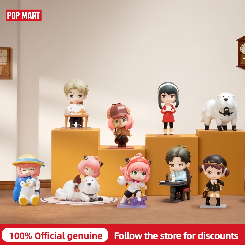 Anime Cosplay Anya - صندوق مفاجآت أصلي من سلسلة POPMART