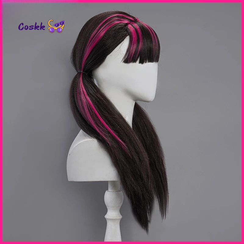 شعر مستعار طويل بطول 60 سم بال - مراجعة Cosplay Anime Pink Hair وسعره