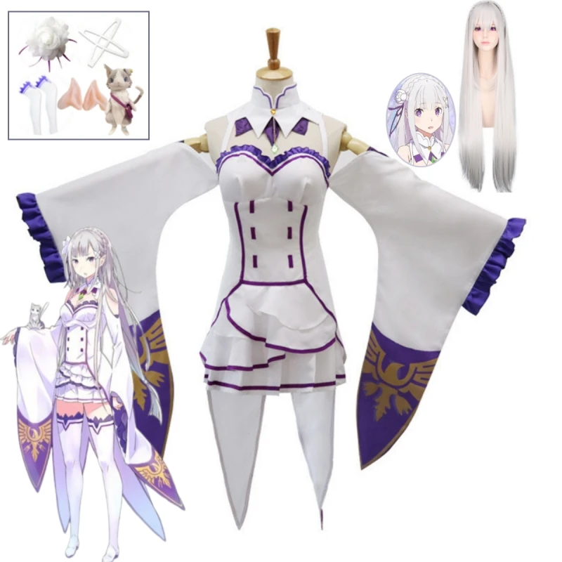 إعادة صفر كارا هاجيميرو Isekai - مراجعة Anime Cosplay Re Zero وسعره
