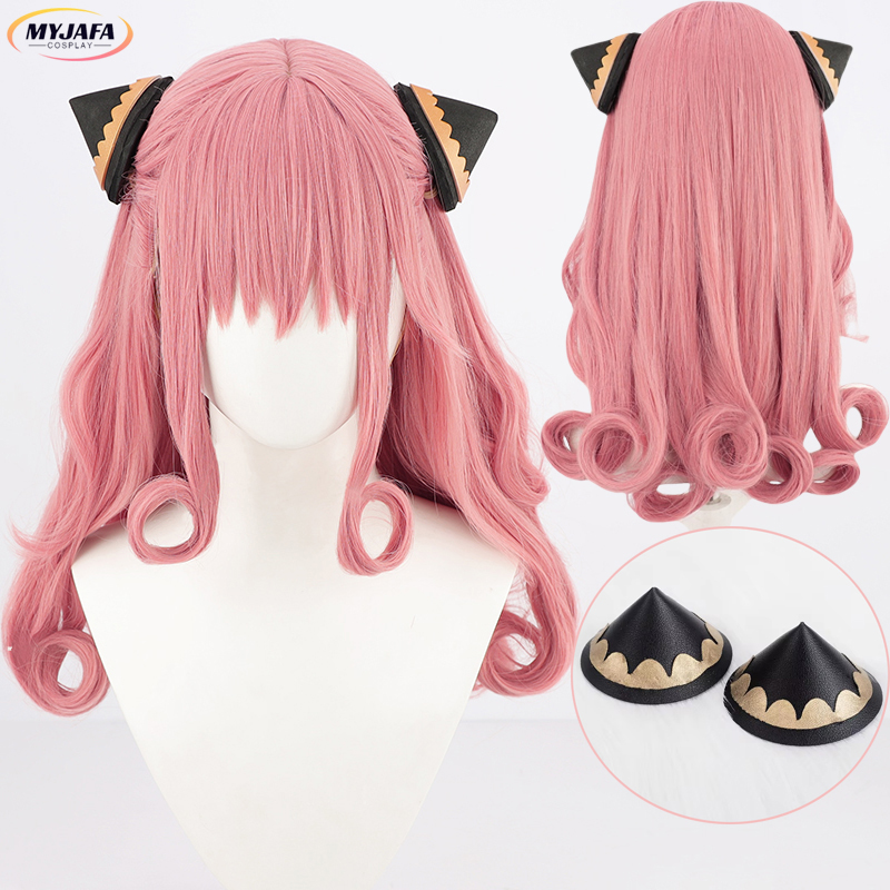 شعر مستعار تأثيري Anya Forger  - مراجعة Anime Cosplay Anya وسعره