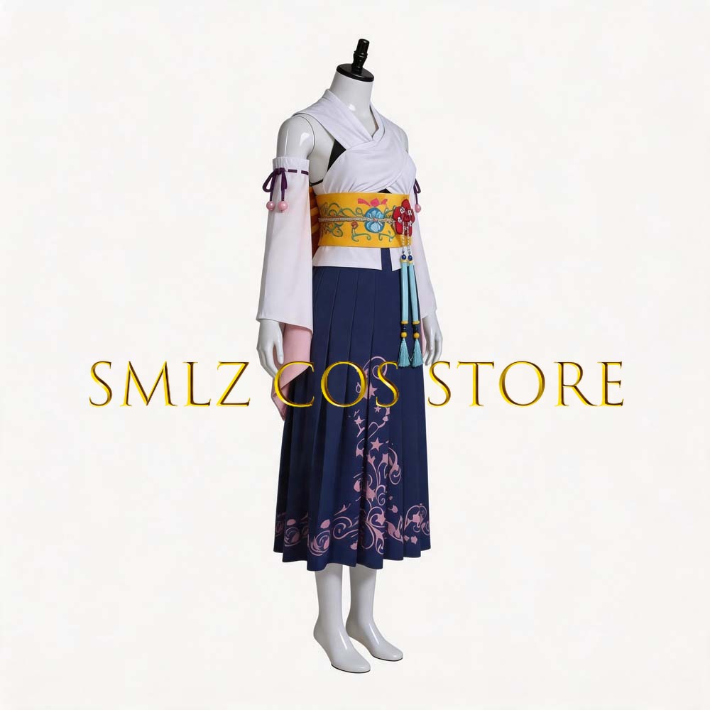 زي تنكري نسائي Smlz FFX يونا م - مراجعة Cosplay Anime Women وسعره
