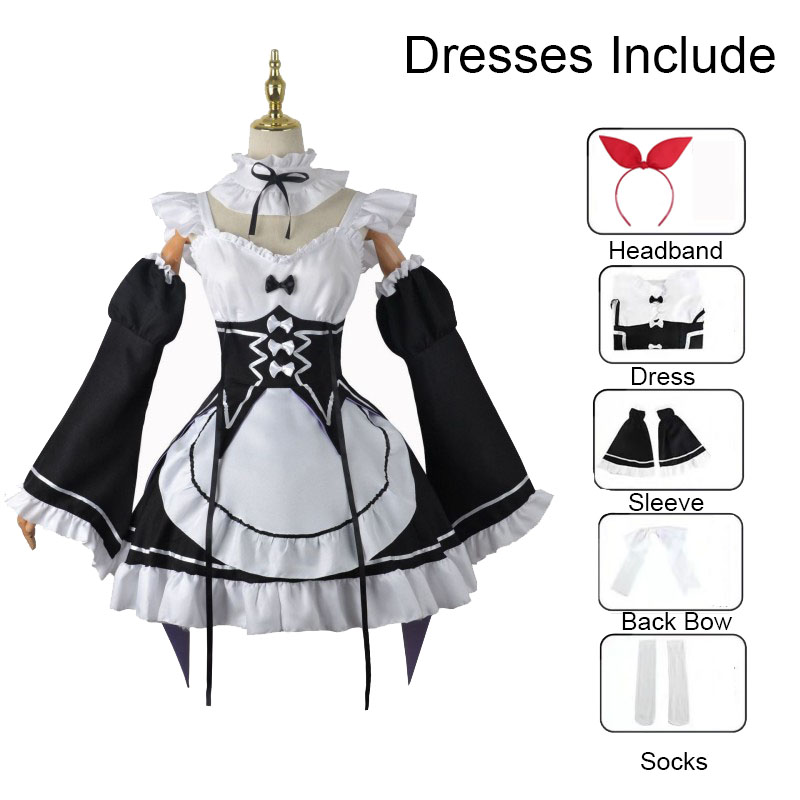 أزياء Re:ZERO، زي تنكري لشخصية - مراجعة Anime Cosplay Re Zero وسعره