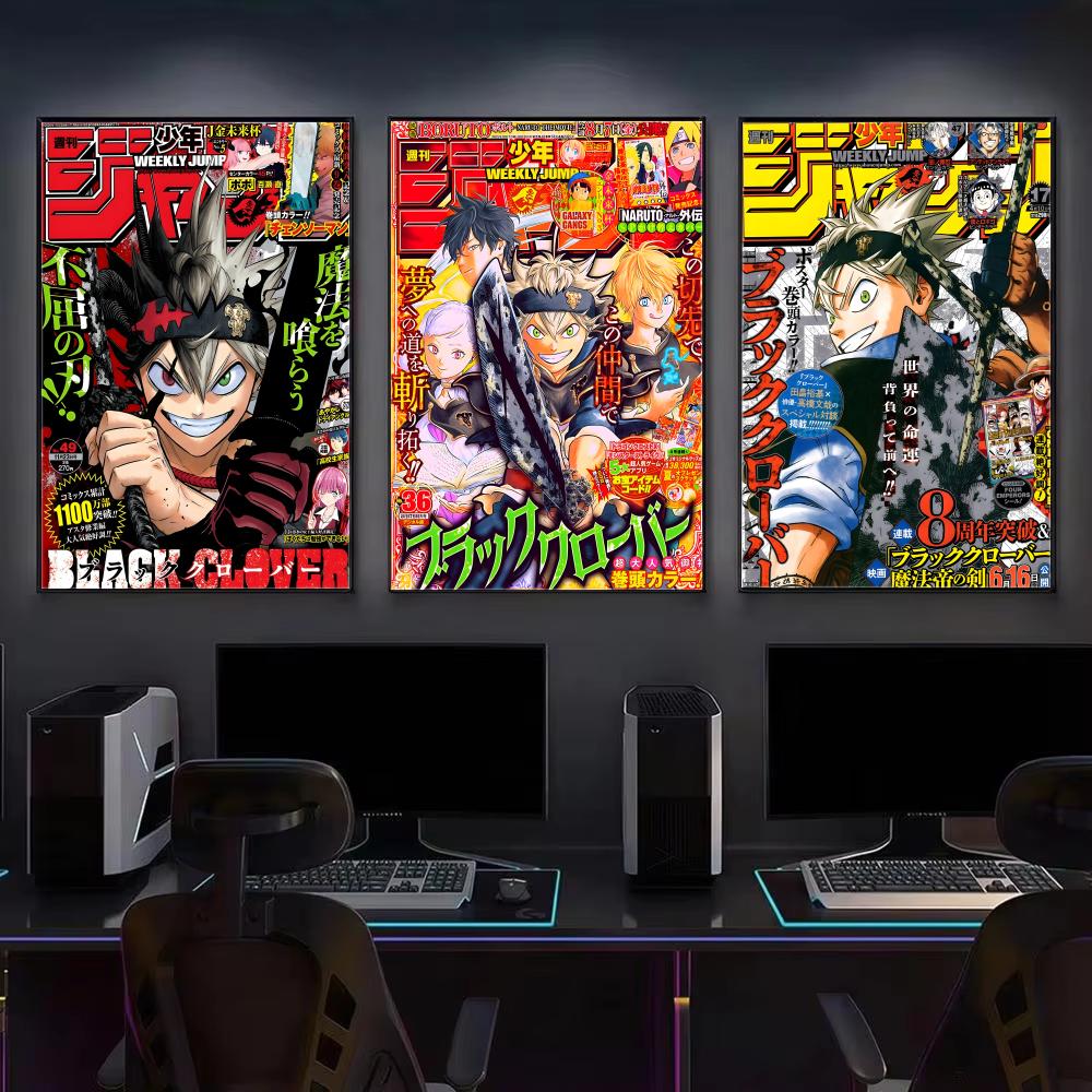 طباعة فنية جدارية لأنمي بلاك ك - مراجعة Black Clover Grimoire وسعره