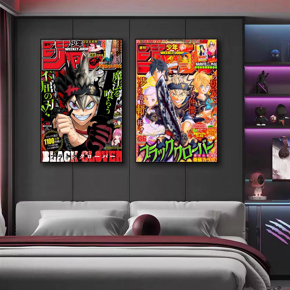 طباعة فنية جدارية لأنمي بلاك ك - مراجعة Black Clover Grimoire وسعره