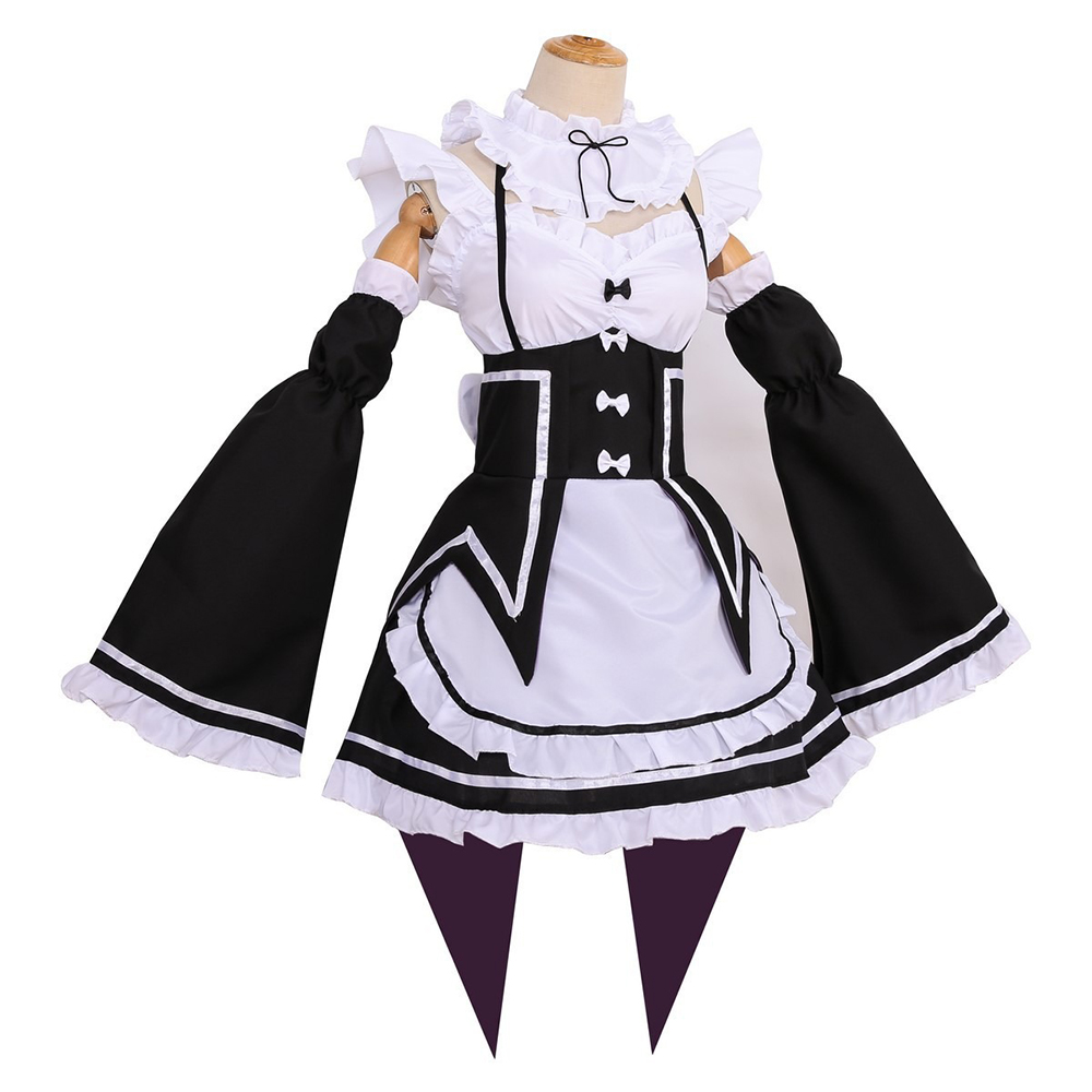زي تنكري لشخصية ريم من أنمي ري - مراجعة Anime Cosplay Re Zero وسعره