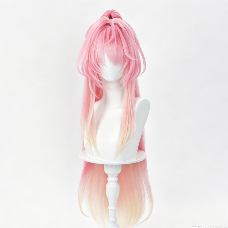 باروكة Aemeath Wuthering Waves - مراجعة Cosplay Anime Pink Hair وسعره